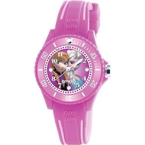 Image of Disney Frost Pink plast Quartz Pige ur fra AM:PM, DP186-K464